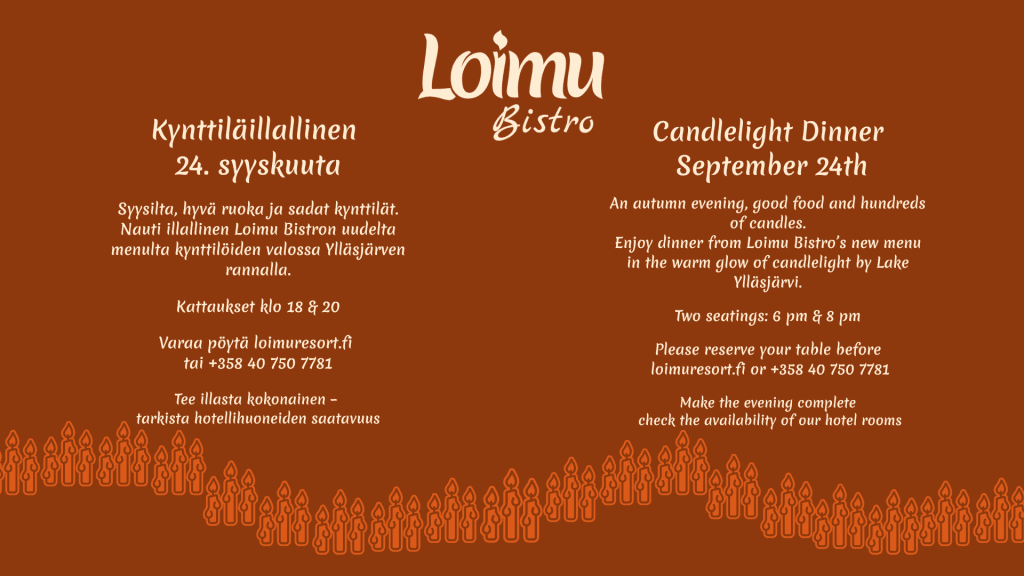 Loimu kynttiläillallinen